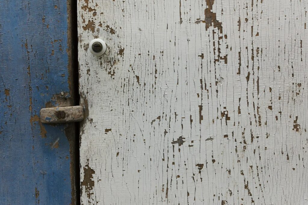 Viti e cerniera di una porta