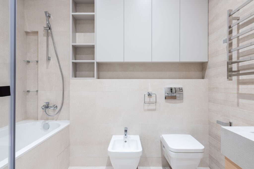 Bidet da controllare quando l’asta del saltarello è sganciata e il tappo non si muove